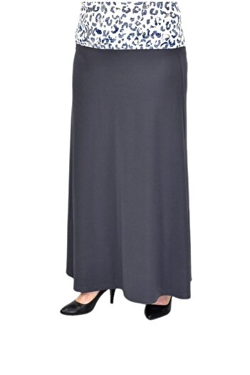 Nazal Women's Long Elastic Flared Skirt Bgl-St04728