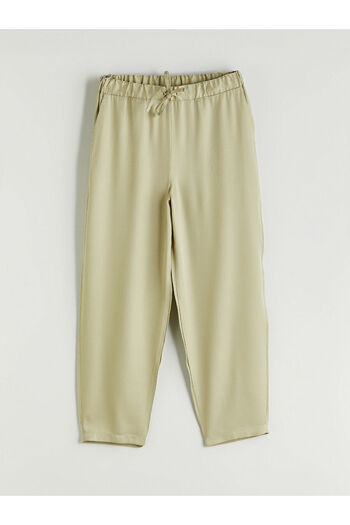 LC Waikiki Carrot Cut Women's Trousers with Elastic Waist
