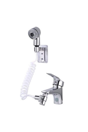 OEM Extension Shower for Faucet, Flexible Hose, Wall Mount, Silver