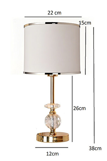571 Store I Series Table Lamp Shade Night Lamp Lighting Lamp Fabric-Metal