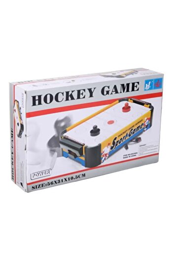 rexa 7-Piece Wooden Hockey Board Game – Fast Sling Puck Tabletop Game (31 x 10.5 x 56 cm)