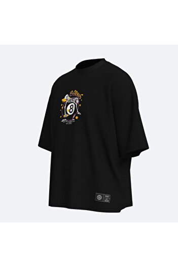 Shout Oversize Boxy Fit Boring 8 Ball Unisex T-Shirt