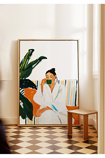 ARTHOUSECOLLECTIVE Morning Calm Poster - Coffee Delight - Unframed Poster