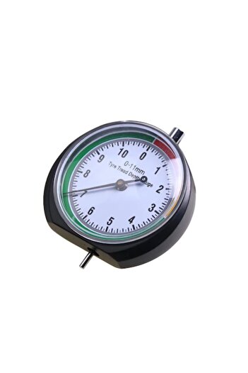 OEM Mechanical Indicator for Tire Tread Depth, Metallic, Measurement Range 0-11 mm, Black