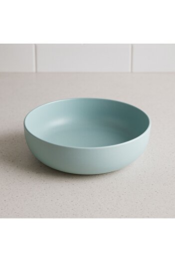 Kulvar Set of 2 Pearl Mood Kütahya Series 19.5 cm Bowl Turquoise