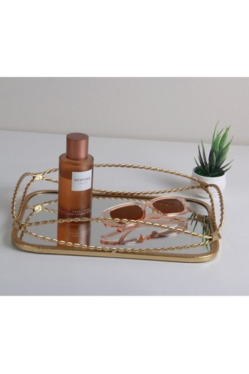 Generic Gold iron set on glass