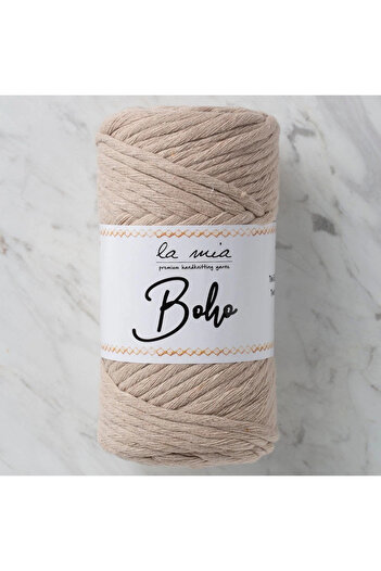 deposite La Mia Boho Ανοιχτό Μπεζ Twist Macrame Rope - L049 - 33984