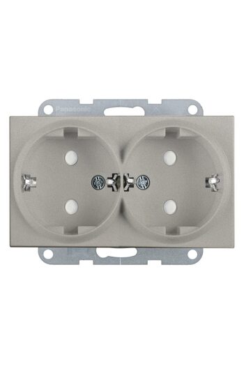 PANASONIC MECANISM PRIZA SCHUKO DUBLA PROT. COP. KARRE PLUS 55 BRONZ