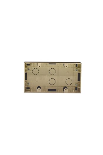 PANASONIC Double Surface Mounting Box Karre Plus 55 Bronz