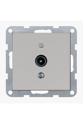 PANASONIC Final TV Socket Mechanism Karre Plus 55 Soft Touch Sandstone