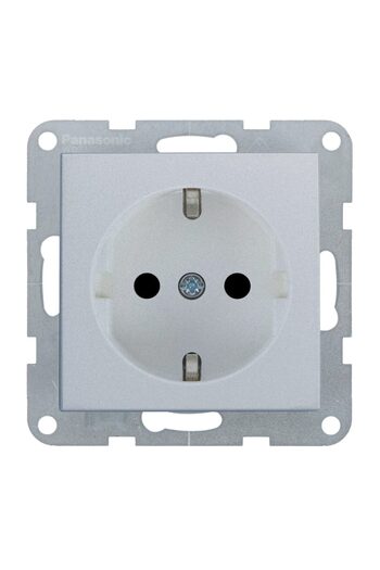 PANASONIC Schuko QC Karre Plus 55 Silver Socket Mechanism