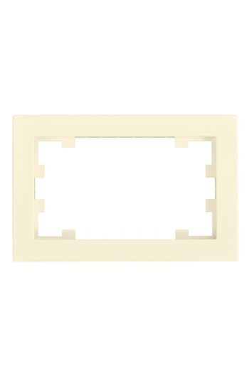 PANASONIC Karre Plus 55 Double Socket Frame Beige