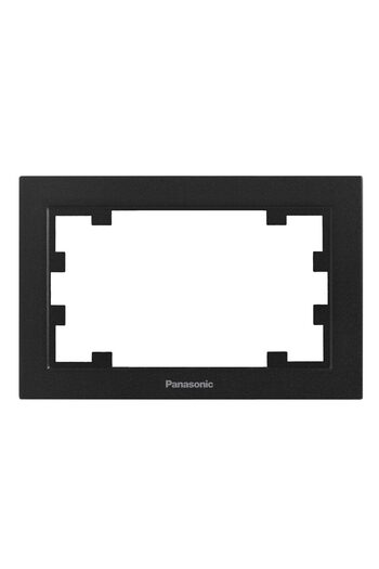 PANASONIC Double Socket Frame Karre Plus 55 Black
