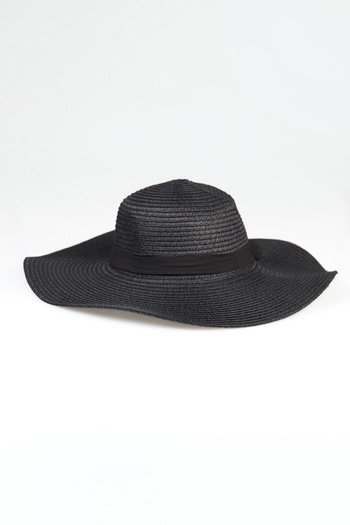 Fulla Moda Straw Hat with Ribbon