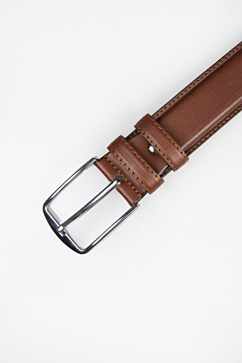 Fulla Moda Classic Faux Leather Belt