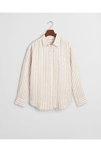 Gant Relaxed Fit Striped Linen Shirt