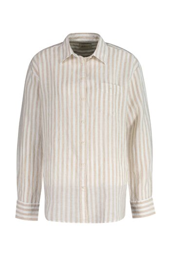 Gant Relaxed Fit Striped Linen Shirt