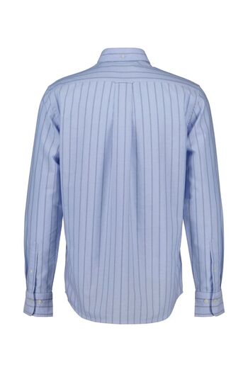 Gant Regular Fit Striped Classic Short Sleeve Oxford Shirt