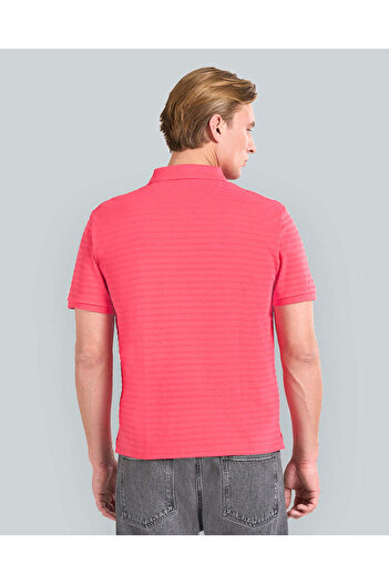 Gant Textured Striped Polo Shirt