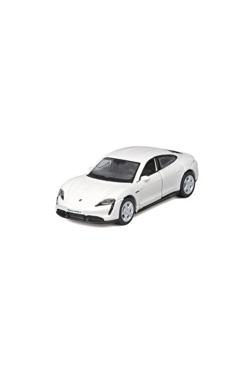 Maisto SPEED ICONS PORSCHE TAYCAN TURBO S WHITE 1 TO 64 SCALE METAL CAR