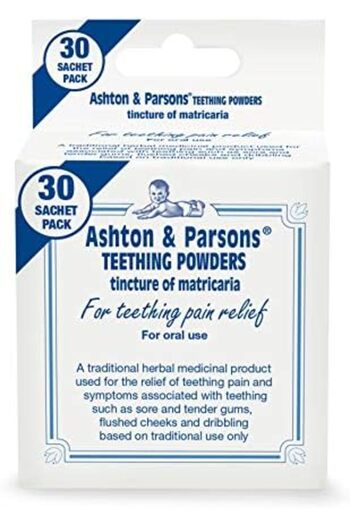 Ashton & Parsons Infants Teething Pain Relief Powder, Pack of 30