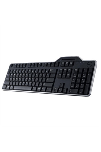 Dell Klaviatură Smartcard KB813 Neagră EN Przewodowa