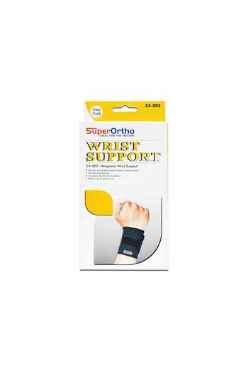 SUPERORTHO C4-003 NEOPRENE WRIST WRAP SUPPORT ONE SIZE