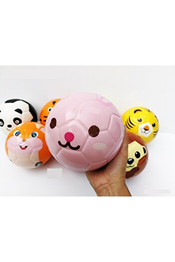 rexa Squeeze Cartoon Foam Ball – Lightweight Soft Ball for Kids' Play & Development (15 cm)