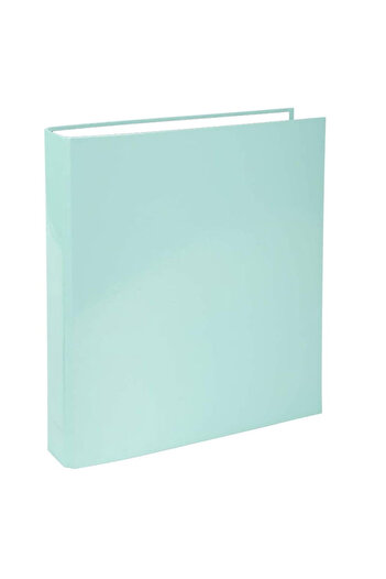 Exacompta Caiet mecanic A4, 2 inele 25 mm, acuarelă verde pastel, polipropilenă, cotor rezistent