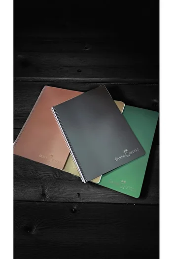 Faber Castell Spiral Line Notebook Metallic Colors 1 Pcs