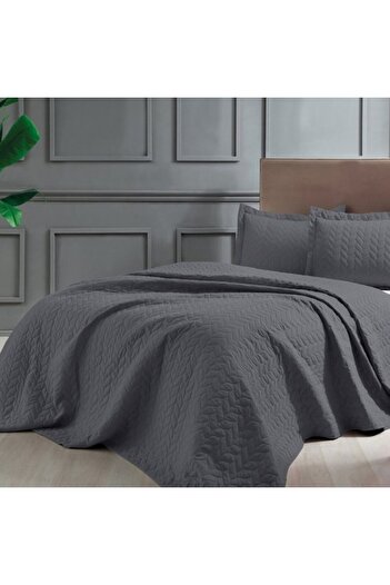 Taç Duvet cover set 180x250cm, 1 person +1 pillowcase, TAC, Glory Anthracite