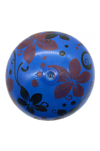 rexa 9-Inch Inflatable Beach Ball with Floral Design – Durable PVC for Pool & Outdoor Fun