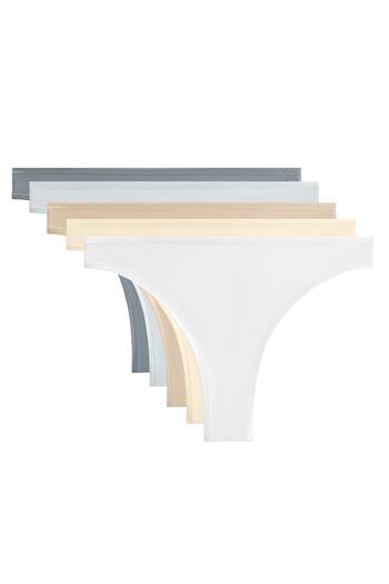 Oysho 5 cotton blend Brazilian briefs