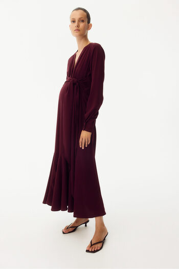 H&M MAMA Bağcık Detaylı Krep Elbise