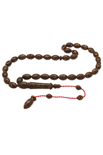 Tesbihane Systemic Barley Cut Brown Scented Cinnamon Tree Prayer Beads