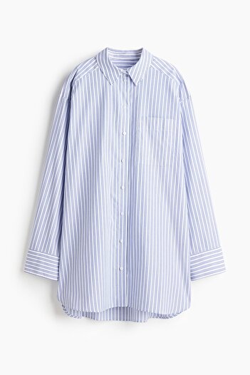 H&M Pamuklu Gömlek Gecelik