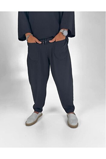 SUPERBLUE KETEN BOHEM ŞALVAR PANTOLON