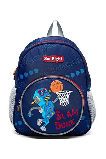 R&B Navy Blue Boys Nursery Backpack
