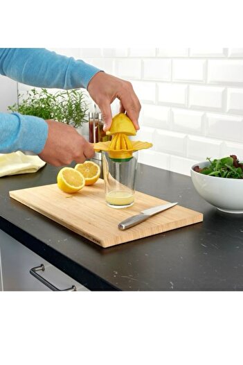 IKEA Uppfylld Lemon Squeezer Yellow Green 15cm