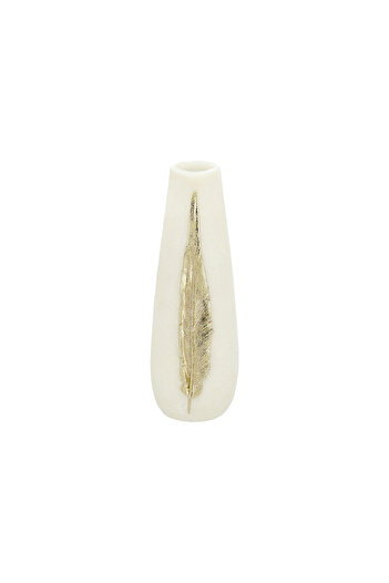Generic Feather Gold Ceramic Vase 14.5*11.5*42 cm