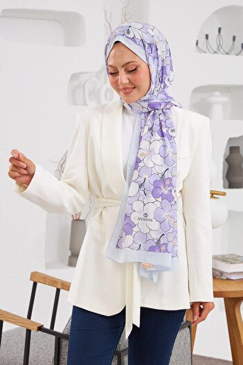 İpekhan Nature Gardenia Soft Shawl Turquoise 3034-13