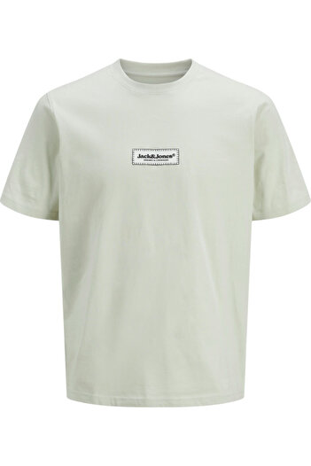 Jack & Jones Tricou JACK & JONES Ψεύτικη Ραφή με Διαχωρισμό - 12273182-Celadon Tint