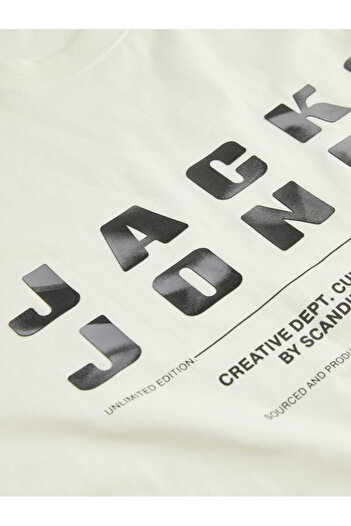 Jack & Jones Tricou JACK & JONES Επαναφορτιζόμενη Μπροστινή Πόρτα - 12274716-Γλυκό Καλαμπόκι
