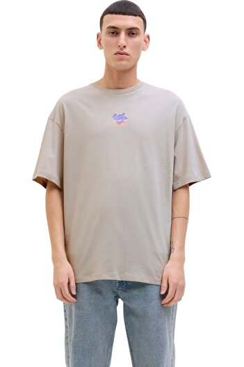 Jack & Jones Tricou JACK & JONES James - 12268471-Moonbeam