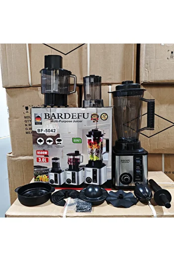 BARDEFU 2.5L 3L 6 in 1 Kitchen Appliances Commercial Mixer Smoothie Juicer Food Processor Silver crest Heavy