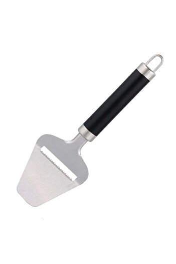 PUFO practical palette for slicing cheese, butter, made of steel, 22 cm, silver/black