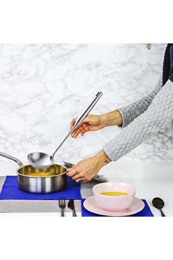 PUFO Premium stainless steel ladle for serving and cooking, durable, 33 cm
