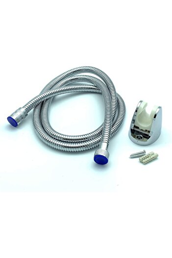 Siena Hand Shower chrome plated with wall holder and flexible pipe