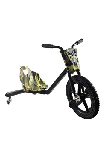 rexa 3-Wheel Kids Drift Scooter Cycle with Pedals – 360° Spin, 90×65×60 cm