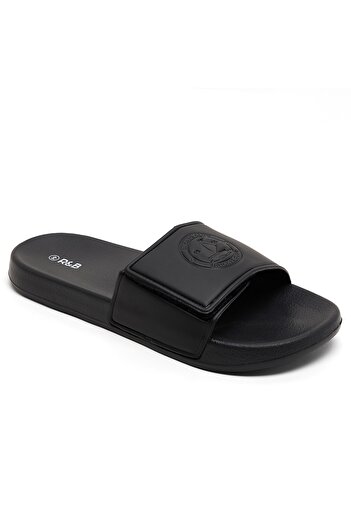 R&B Black MENS SLIDERS 40-45